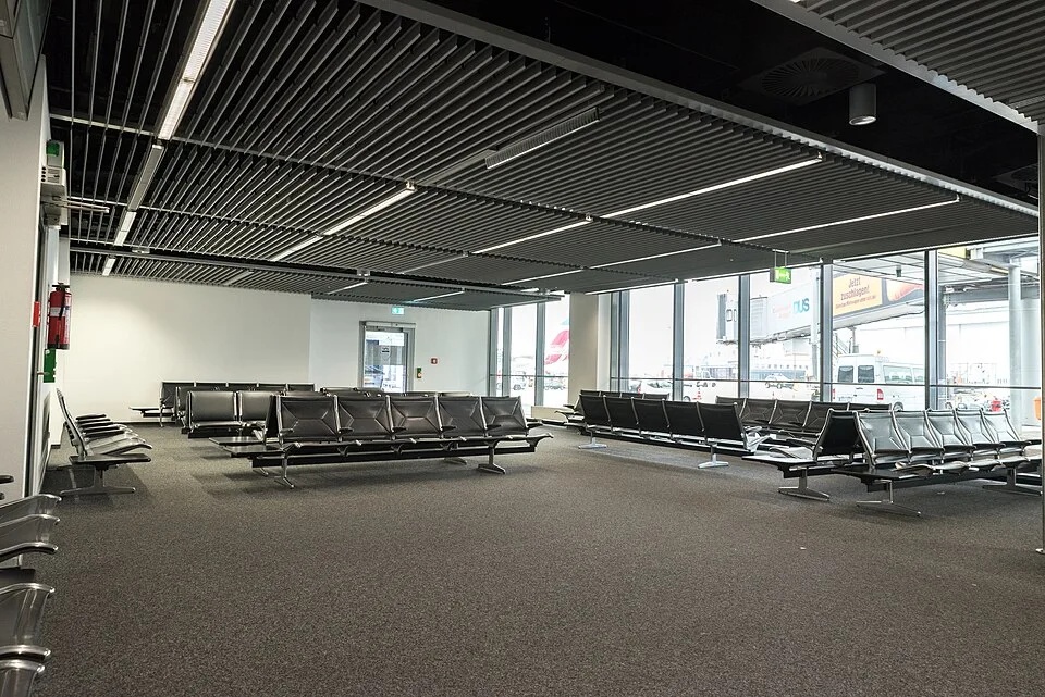 Wachtruimte in terminal A van Düsseldorf Airport
